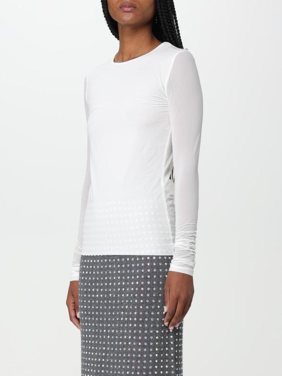 25FW 스포트막스 긴팔 티셔츠 2329460339600 001 White - SPORTMAX