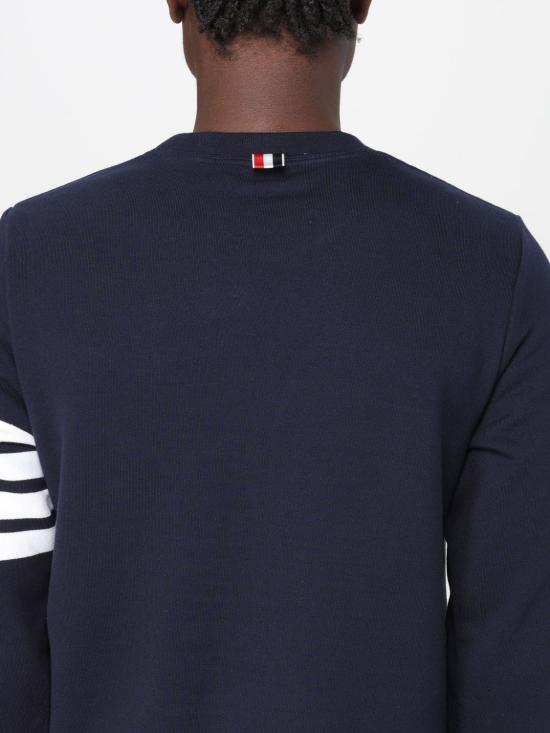 25FW 톰브라운 긴팔 티셔츠 MJT021H00535 461 Navy - THOM BROWNE