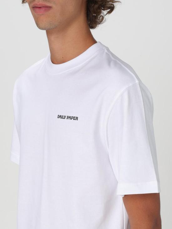 25FW 데일리 페이퍼 반팔 티셔츠 2422071 White - DAILY PAPER
