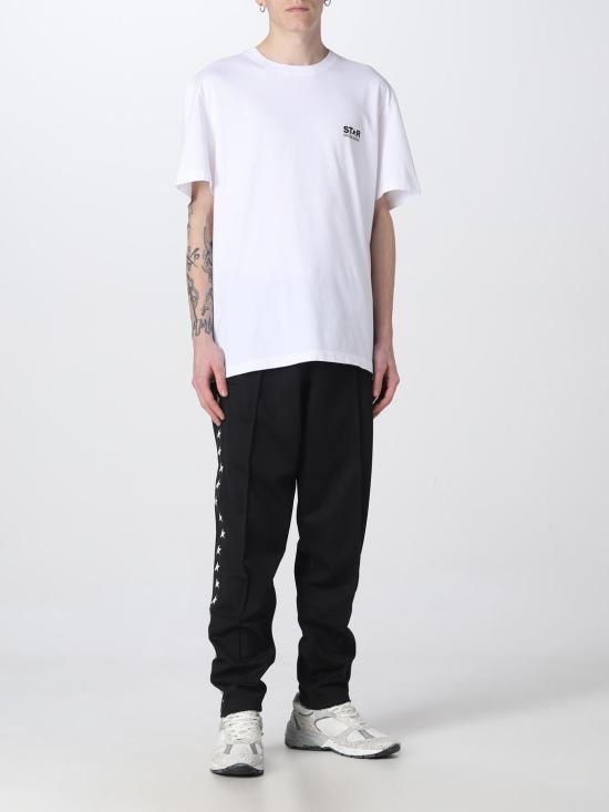 26SS 골든구스 반팔 티셔츠 GMP01220P00087910283 White - GOLDEN GOOSE