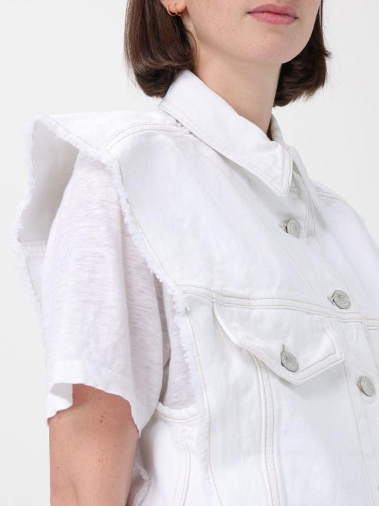 25FW 이자벨마랑 베스트 VE0080FAB1H04I 20WH White - ISABEL MARANT