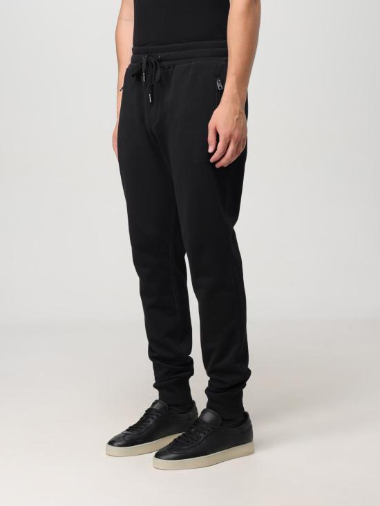 25FW 돌체앤가바나 스트레이트 팬츠 GVXQHTG7F2G N0000 Black - DOLCE & GABBANA