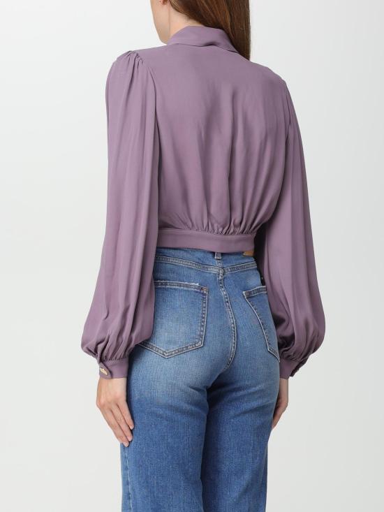 25FW 엘리자베타프랜치 블라우스 CA022 BI3 Violet - ELISABETTA FRANCHI