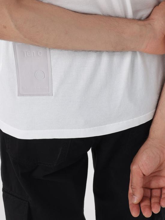 25FW 텐 씨 반팔 티셔츠 22CTCUH02103A06021 102 White - TEN C