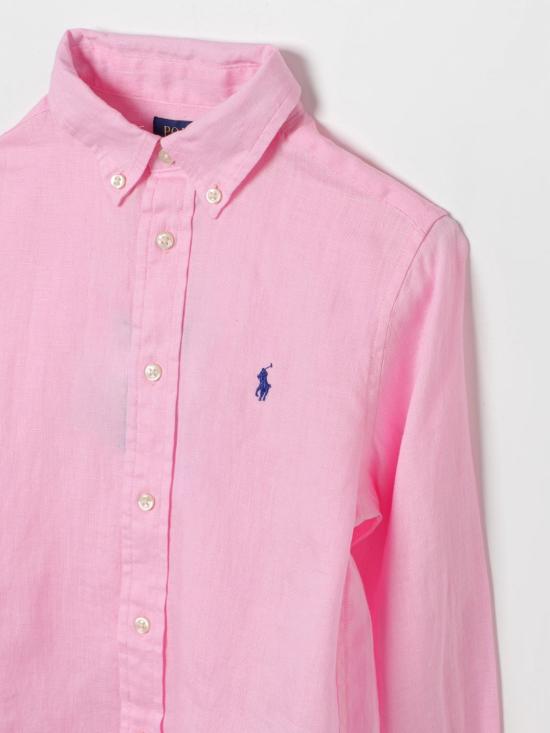 25FW [키즈] 폴로 랄프로렌 셔츠 322865270004 Pink - POLO RALPH LAUREN