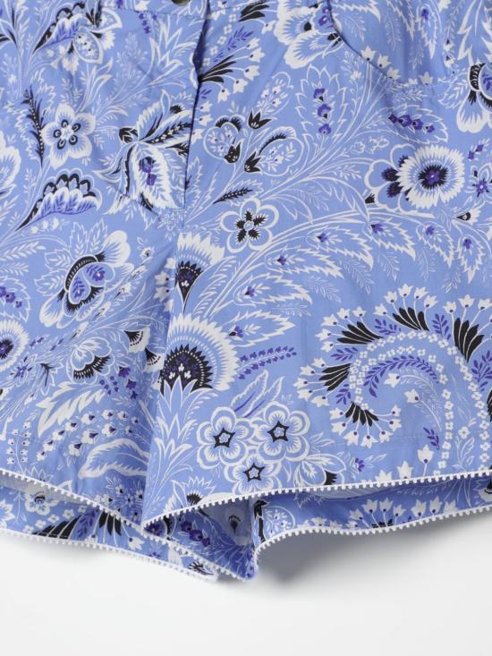 25FW [키즈] 에트로 쇼츠/버뮤다 GU6B49P0417 654AV Sky Blue - ETRO