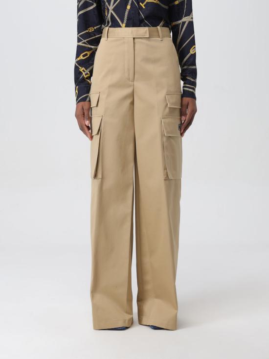 25FW 베르사체 스트레이트 팬츠 10136401A01718 1KD40 Beige