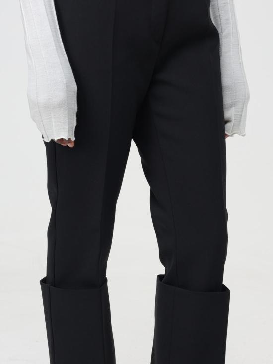 25FW 스포트막스 스트레이트 팬츠 2321360336600 002 Black - SPORTMAX