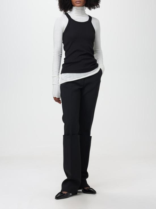 25FW 스포트막스 스트레이트 팬츠 2321360336600 002 Black - SPORTMAX