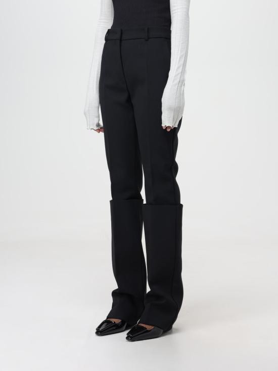 25FW 스포트막스 스트레이트 팬츠 2321360336600 002 Black - SPORTMAX
