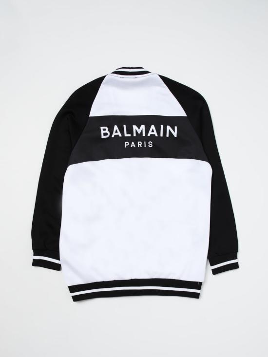 25FW [키즈] 발망 풀오버 BU4A40Z1869 100NE White - BALMAIN