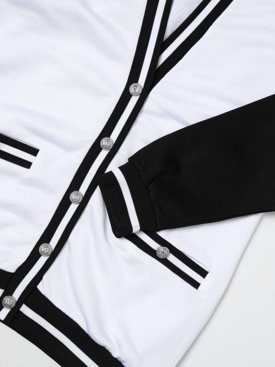 25FW [키즈] 발망 풀오버 BU4A40Z1869 100NE White - BALMAIN