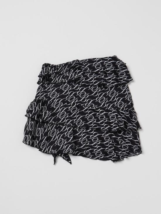 25FW [키즈] 미스블루마린 스커트 IF3074T3674 09M04 Black - MISS BLUMARINE