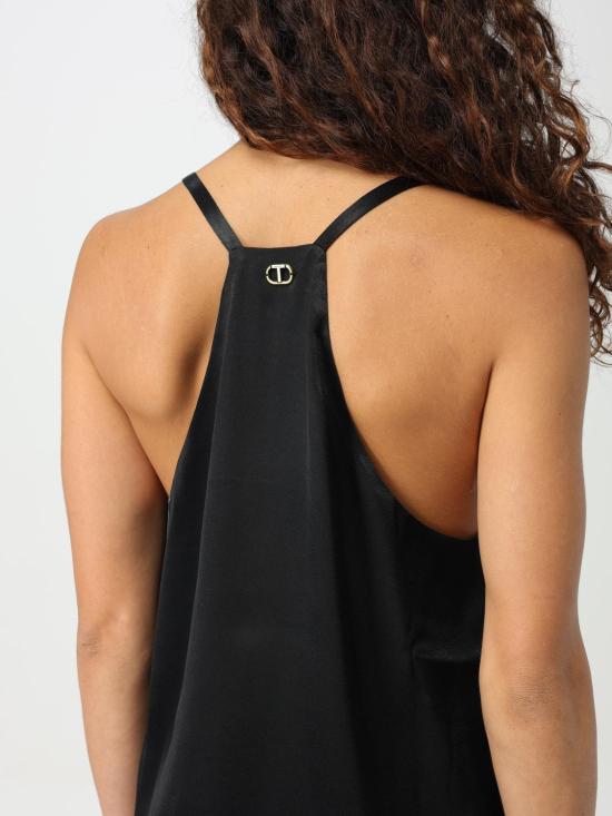 25FW 트윈셋 민소매 티셔츠 241TP2503 00006 Black - TWINSET