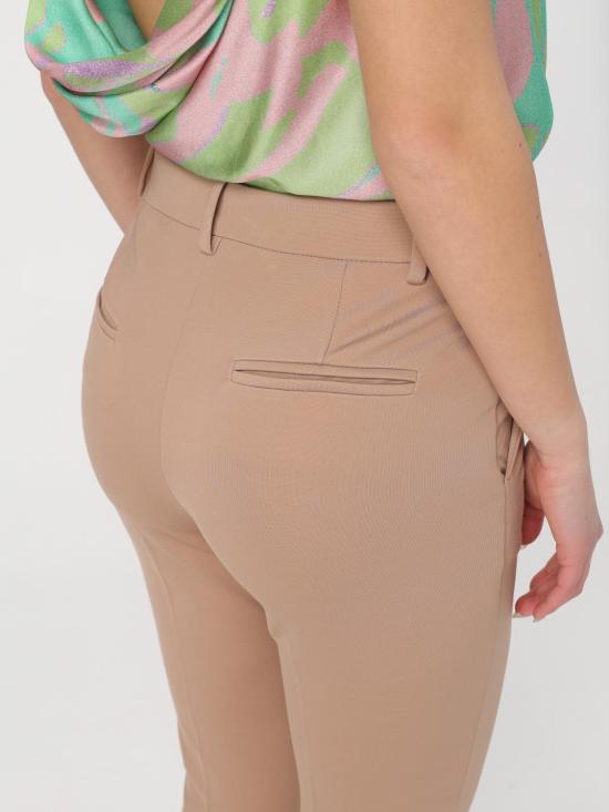 25FW 핑코 스트레이트 팬츠 100155A1L4 C95 Brown - PINKO