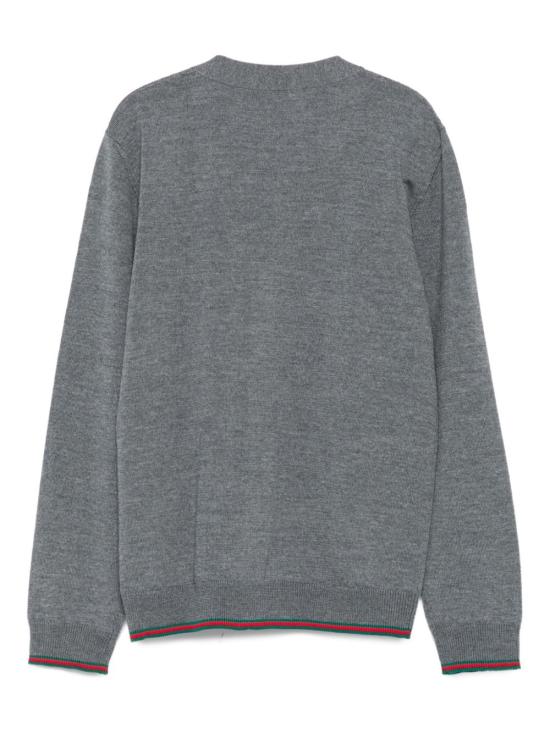 25FW [키즈] 구찌 가디건 832635 XKEXU1127 Grey - GUCCI