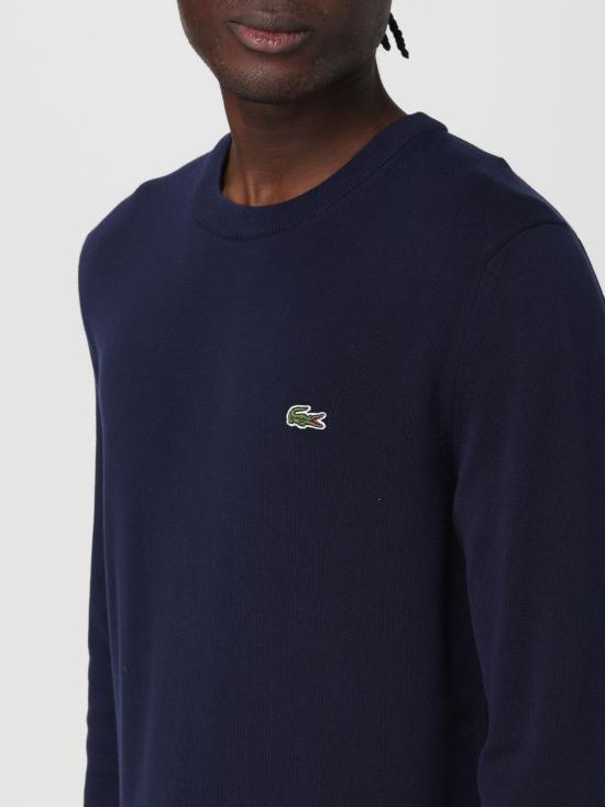 25FW 라코스테 크루넥 스웨터 AH1985 166 Blue - LACOSTE