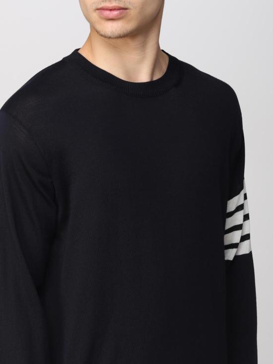 25FW 톰브라운 스웨터 MKA002AY1014 415 Blue - THOM BROWNE