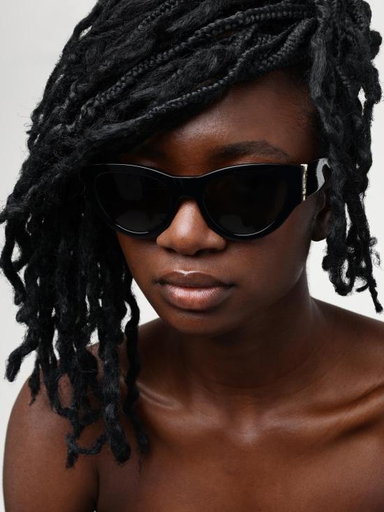 25FW 생로랑 선글라스 SLM94 001 Grey - SAINT LAURENT