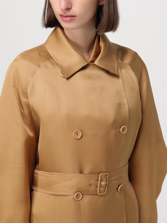 25FW 막스마라 사코 트렌치 코트 2411121173600 004 Leather - MAX MARA