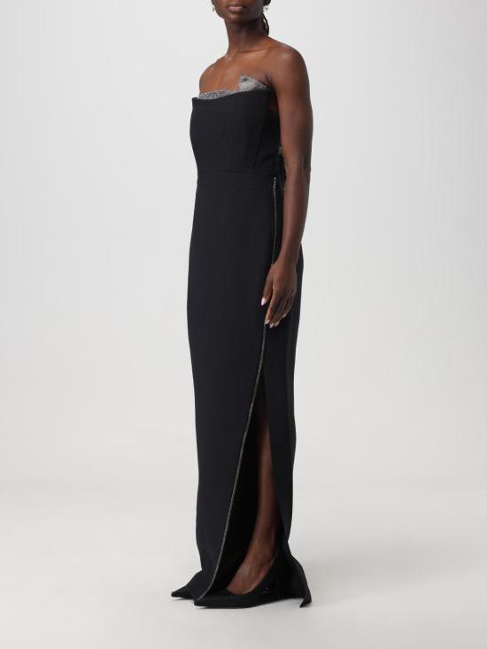  롤랑뮤레 롱 원피스 RMRS24002X B Black - ROLAND MOURET