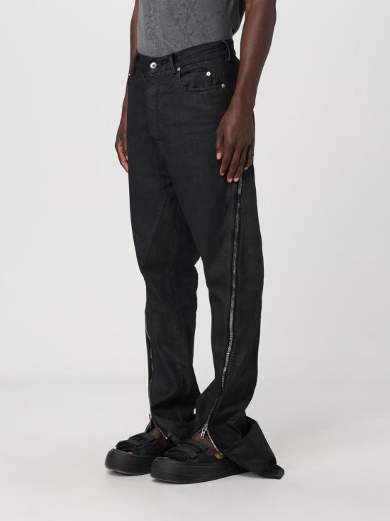 25FW 릭 오웬스 데님 팬츠 RR01D3343BW 99 Black - RICK OWENS