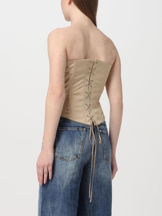 25FW 스텔라 맥카트니 민소매 티셔츠 6T01683DU701 2600 Beige - STELLA MCCARTNEY