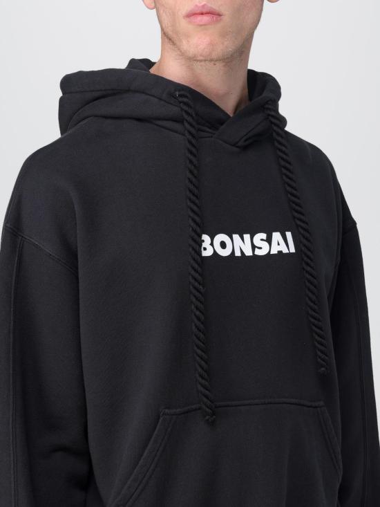 25FW 본사이 후드 티셔츠 SW003001 Black - BONSAI