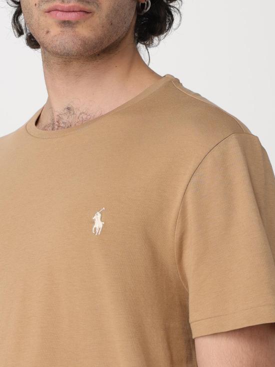 25FW 폴로 랄프로렌 반팔 티셔츠 710671438329 Beige - POLO RALPH LAUREN