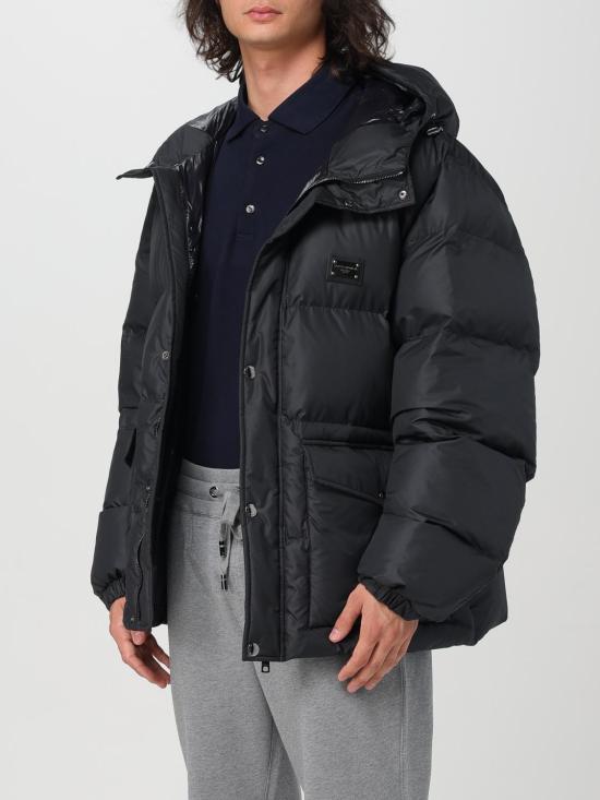 25FW 돌체앤가바나 숏패딩 G9AOKTGG781 N0000 Black - DOLCE & GABBANA