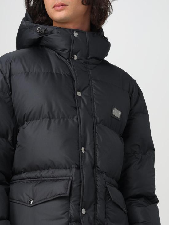 25FW 돌체앤가바나 숏패딩 G9AOKTGG781 N0000 Black - DOLCE & GABBANA