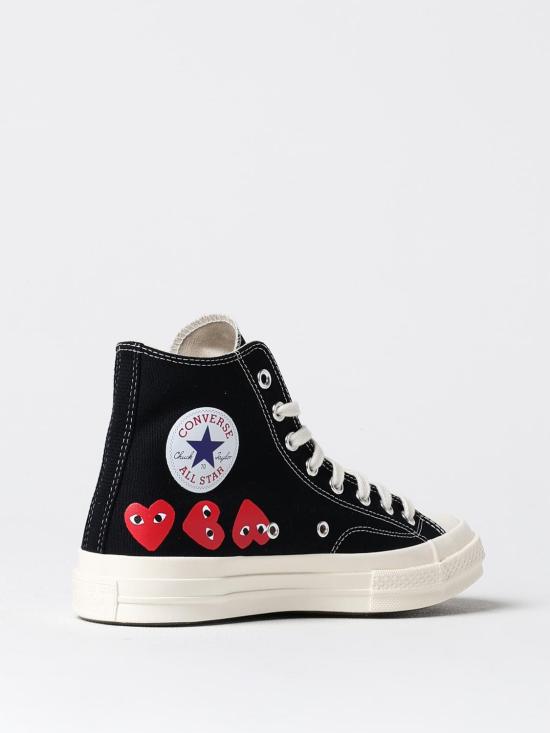 24FW 꼼데가르송 플레이 X 컨버스 스니커즈 AZK127001 1 Black - COMME DES GARCONS PLAY CONVERSE