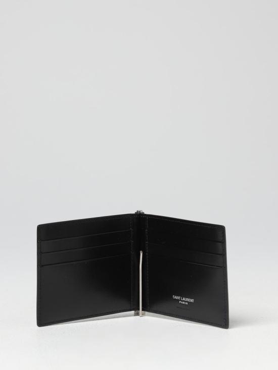 25FW 생로랑 남성지갑 4856300SX0E 1000 Black - SAINT LAURENT