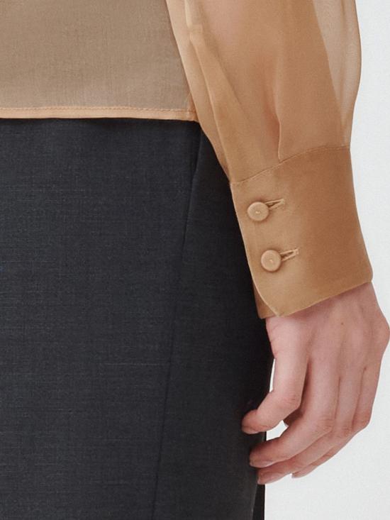 25FW 파비아나 필리피 셔츠 CAD214F287I929 1256 Camel - FABIANA FILIPPI