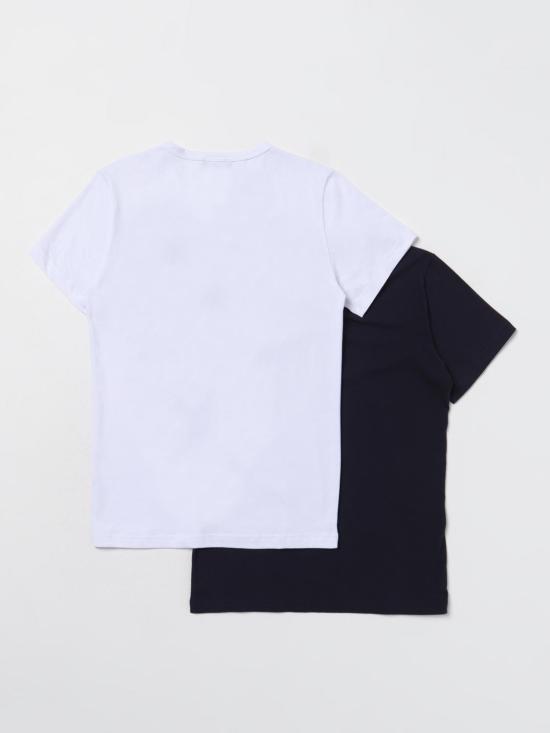 25FW [키즈] 엠포리오 아르마니 티셔츠 4065043F650 01736 Marine - EMPORIO ARMANI