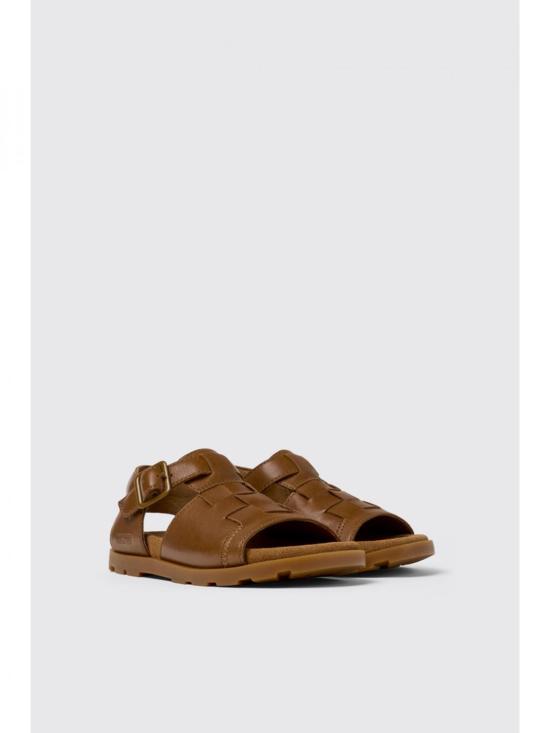  [키즈] 캠퍼 샌들 K800585 004 BRUTUS SANDAL 0 Brown - CAMPER