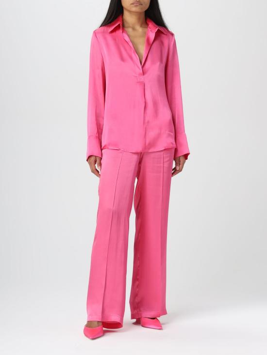 25FW 세미쿠튀르 팔라초 팬츠 Y3SM07 Z57 Fuchsia - SEMI-COUTURE