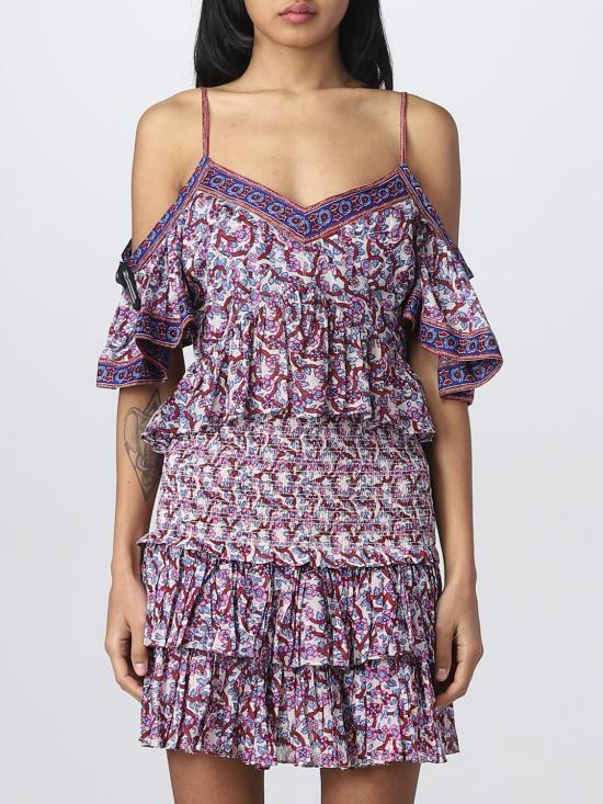 25FW 이자벨마랑에뚜왈 민소매 티셔츠 HT0030FAA1J50E 23EC Ecru