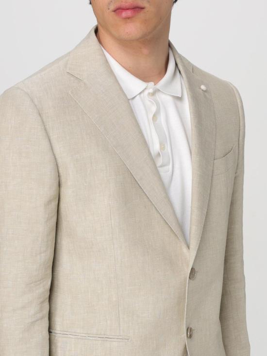  루이지 비안끼 수트 세트 3321 430495 Kaki - LUIGI BIANCHI