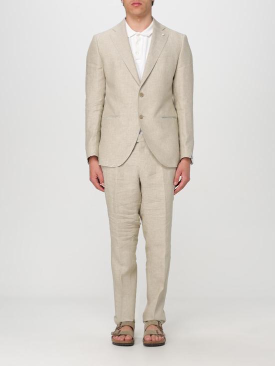  루이지 비안끼 수트 세트 3321 430495 Kaki