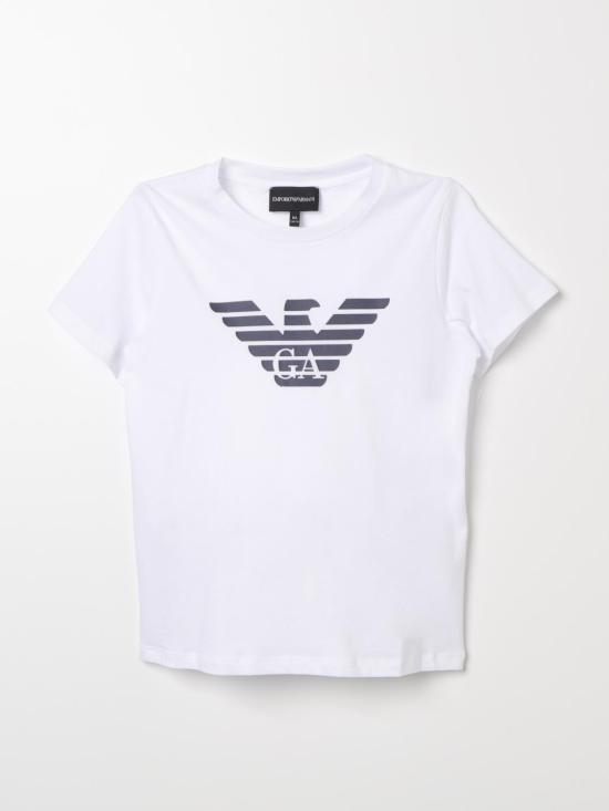 25FW [키즈] 엠포리오 아르마니 티셔츠 8N4TN51JPZZ 0147 White
