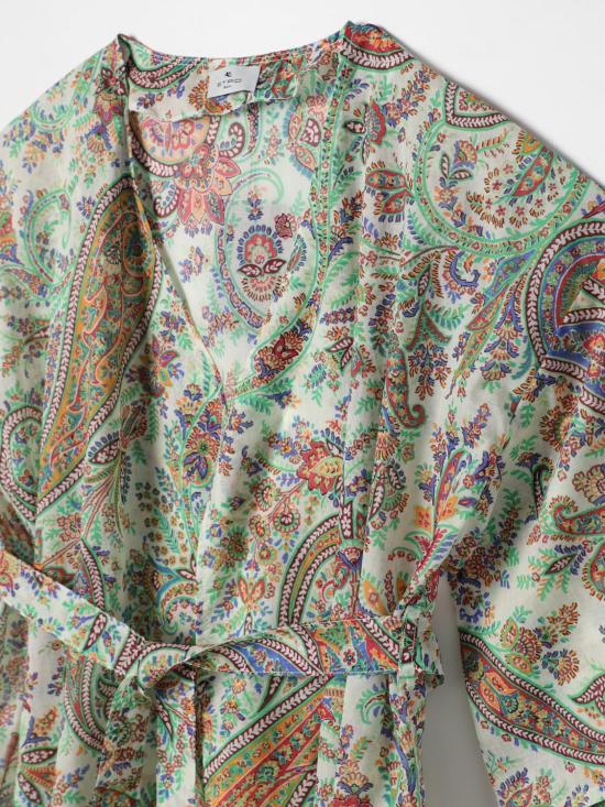 25FW [키즈] 에트로 원피스 GU1B53M0045 102MC Ivory - ETRO