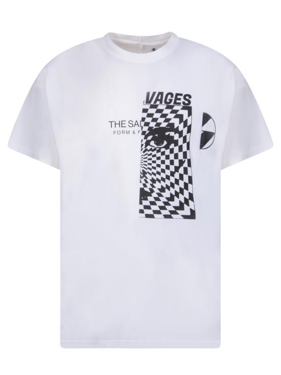  더 샐비지스 반팔 티셔츠 SS230624 WHT White