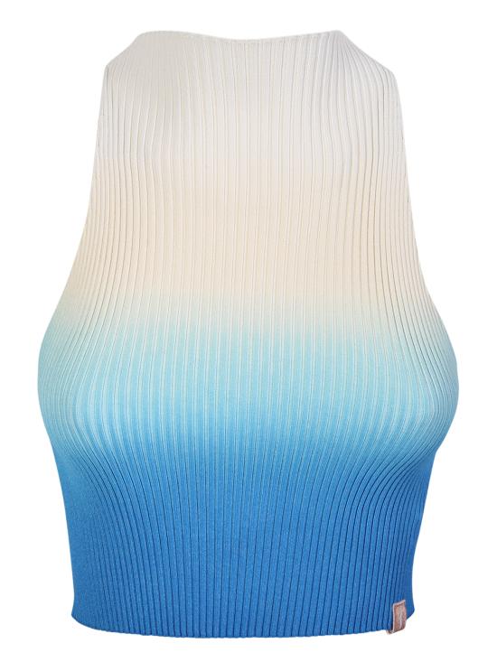  쉬나 민소매 티셔츠 23SSKROP FS23001 HAWAIIDEGR White