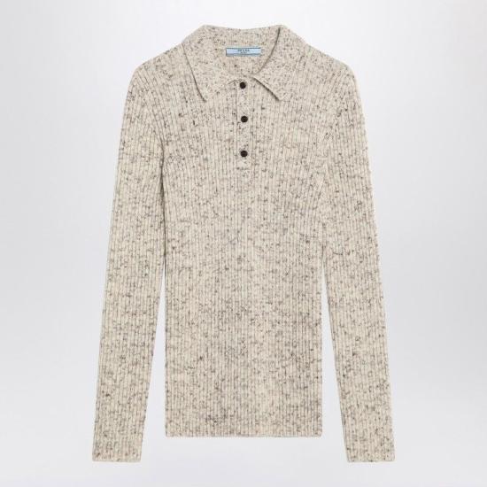 25FW 프라다 가디건 P24S2ZOOO173G F0018 BROWN