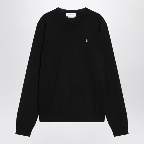 25FW 알렉산더 맥퀸 스웨터 839686Q1BEC 1218 BLACK