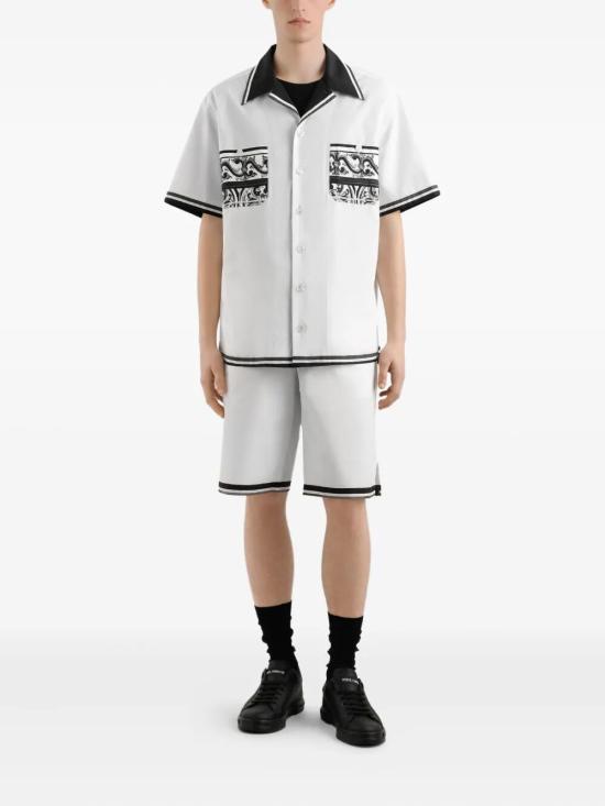 25FW 돌체앤가바나 반팔 셔츠 G5NO5TFI5JG HX5DQ MAIONERO - DOLCE & GABBANA