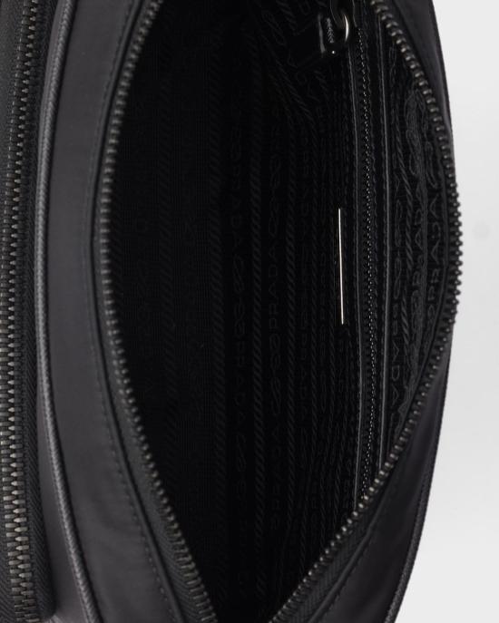 25FW 프라다 삼각로고 리나일론 스몰 크로스백  2VH1902DMH F0002 NERO - PRADA