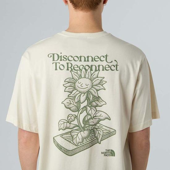 25FW 노스페이스 반팔 티셔츠 NF0A8E3YQLI1 WHITEDUNE - NORTH FACE