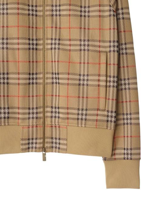 25FW 버버리 체크 트랙 자켓 체크 트랙   8110567 B9368 SAND IP - BURBERRY